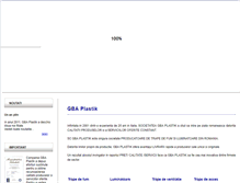 Tablet Screenshot of gbaplastik.com